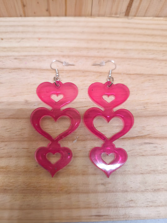Boucles d'oreilles Coeur