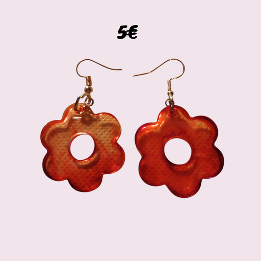 Boucles d'oreilles fleur