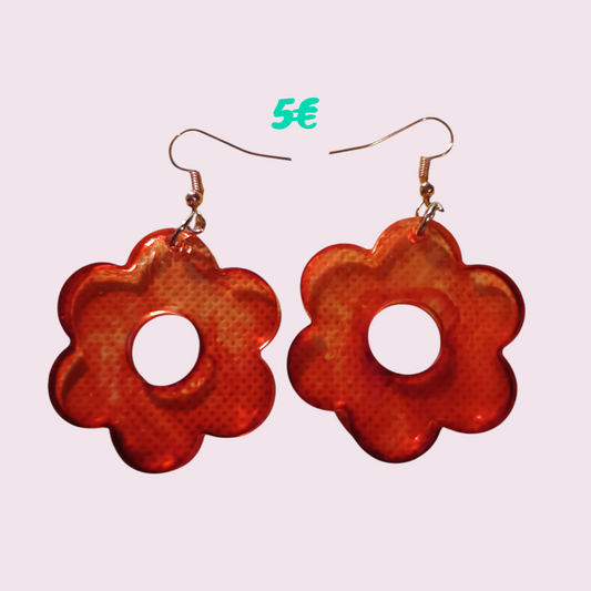 Boucles d'oreilles fleurs